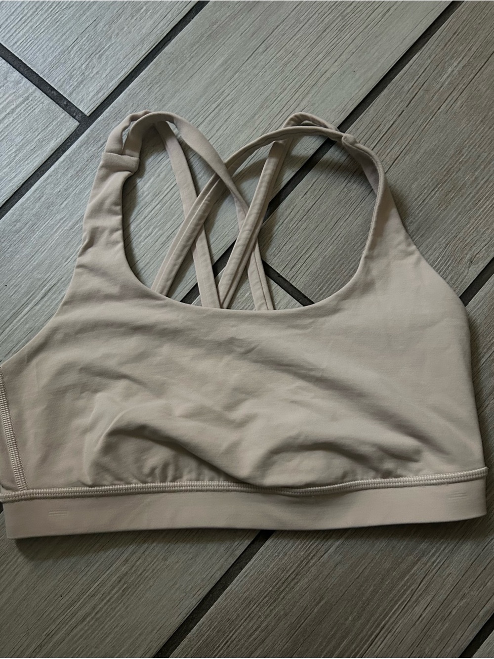 Lululemon light pink Sports Bra